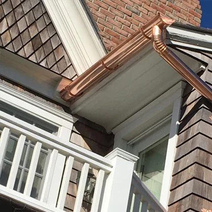 copper gutter installation North Lynbrook ny
